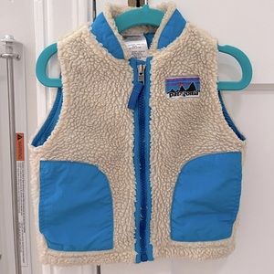 Baby Patagonia Fleece Vest — 12 month
